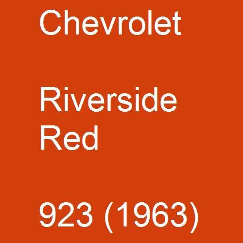 Chevrolet, Riverside Red, 923 (1963).